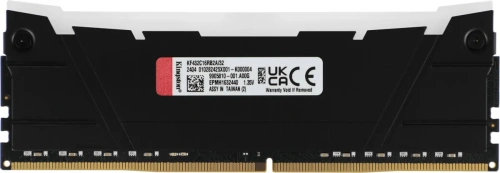 Оперативная память Kingston DIMM DDR4 32Gb PC25600 3200MHz CL16 1.2В FURY Beast Renegade RGB (KF432C16RB2A/32) [KF432C16RB2A/32]