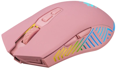 Мышь беспроводная Defender Pandora GM-502 розовый, 3200 dpi, радиоканал, USB, кнопки - 7 [52501]