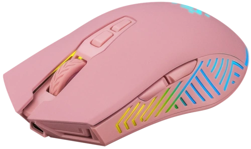 Мышь беспроводная Defender Pandora GM-502 розовый, 3200 dpi, радиоканал, USB, кнопки - 7 [52501]