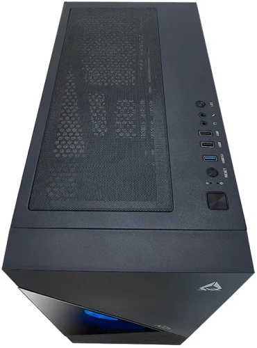 Компьютерный корпус Azza Eclipse черный без БП ATX 9x120mm 5x140mm 2xUSB2.0 1xUSB3.0 [CSAZ-440 ECLIPSE]