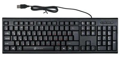 Клавиатура Oklick 120M проводная, USB, черный [120M]