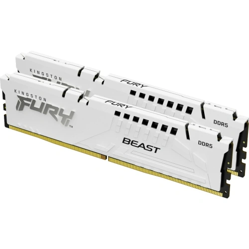 Оперативная память Kingston Fury Beast, DDR5, 64Gb (2x32Gb), 5200MHz, CL40, DIMM [KF552C40BWK2-64]