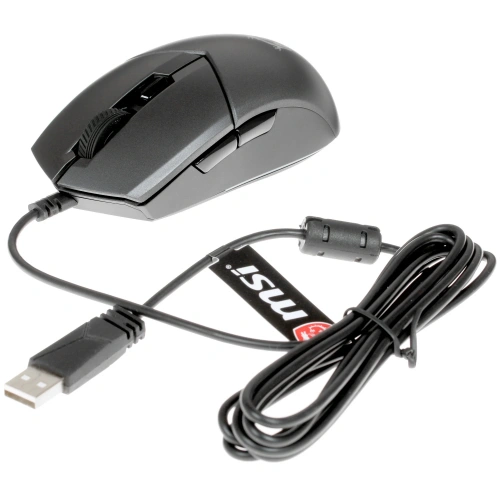 Мышь проводная MSI Clutch GM11 черный, 5000 dpi, USB [S12-0402030-CLA]