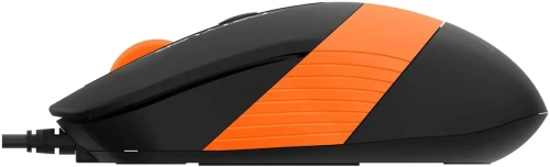 Мышь проводная A4Tech Fstyler FM10S черный/оранжевый, 1600 dpi, USB, кнопки - 4 [FM10S USB ORANGE]