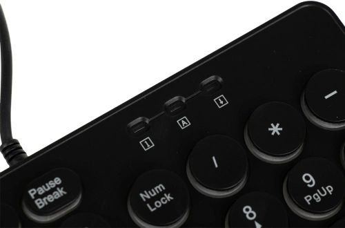 Клавиатура Oklick 420MRL черный USB slim Multimedia LED [420MRL]