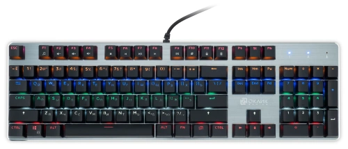 Клавиатура Oklick 970G DARK KNIGHT механическая черный USB Gamer LED [970G]