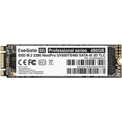 Накопитель SSD ExeGate NextPro UV500TS480, 480Gb [EX280466RUS]