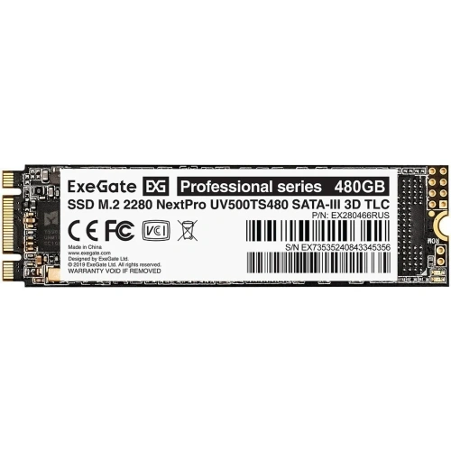Накопитель SSD ExeGate NextPro UV500TS480, 480Gb [EX280466RUS]