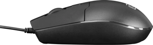 Мышь проводная Oklick 147M черный, 1600 dpi, USB, кнопки - 3 [MW-2001 4D]