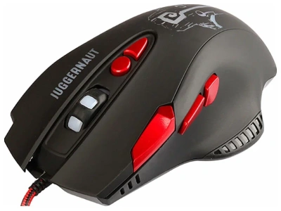 Мышь проводная Qumo PRO Series Juggernaut M84 черный, 6400 dpi, USB, кнопки - 8 [M84]