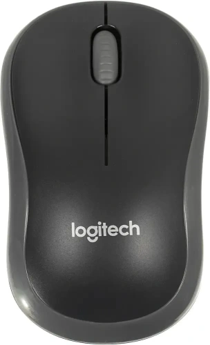 Мышь беспроводная Logitech M185 серый/черный, 1000 dpi, радиоканал, USB, кнопки - 3 [910-002252/910-002238/910-002235/910-006540]