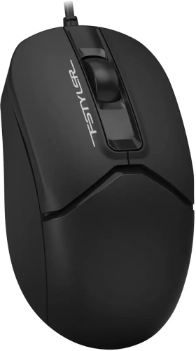 Мышь проводная A4Tech Fstyler FM12S черный, 1200 dpi, USB, кнопки - 3 [FM12S BLACK]