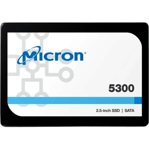 Накопитель SSD Micron 5300 Pro, 960Gb, 2.5&quot;, SATA III, R/W 540/520, SATA [MTFDDAK960TDS-1AW1ZABYY]