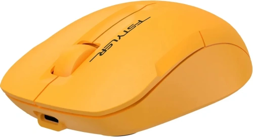Мышь беспроводная A4Tech Fstyler FG15C Air2 желтый, 1200 dpi, радиоканал, USB, кнопки - 3 [FG15C AIR2 желтый]