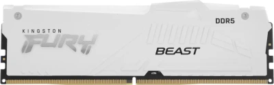 Оперативная память Kingston 32GB 5600MHz DDR5 CL40 DIMM (Kit of 2) FURY Beast White RGB XMP KF556C40BWAK2-32 [KF556C40BWAK2-32]