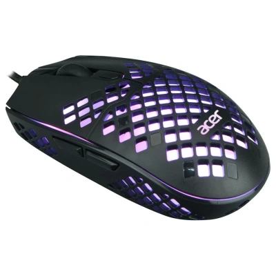 Мышь проводная Acer OMW134 черный, 3200 dpi, USB, кнопки - 6 [ZL.MCEEE.018]