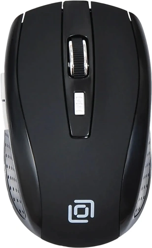 Мышь беспроводная Oklick 455MW черный, 1600 dpi, радиоканал, USB, кнопки - 6 [455MW черный]
