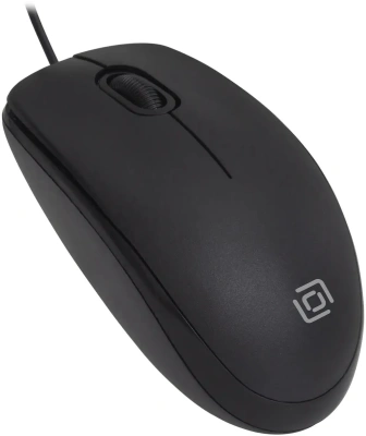 Мышь проводная Oklick 195M черный, 800 dpi, USB, кнопки - 3 [M218]