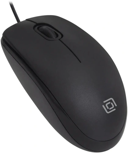 Мышь проводная Oklick 195M черный, 800 dpi, USB, кнопки - 3 [M218]