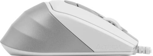 Мышь проводная A4Tech Fstyler FM45S Air белый/серебристый, 2400 dpi [FM45S AIR USB (SILVER WHITE)]