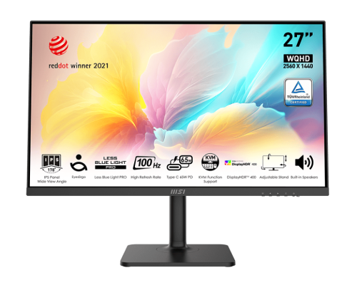 Монитор 27&quot; MSI Modern MD272QXP IPS 2560x1440, 100 Гц [9S6-3PB19H-233]