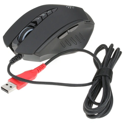 Мышь проводная A4Tech Bloody V8 черный, 3200 dpi, USB, кнопки - 8 [V8 USB (черный)]