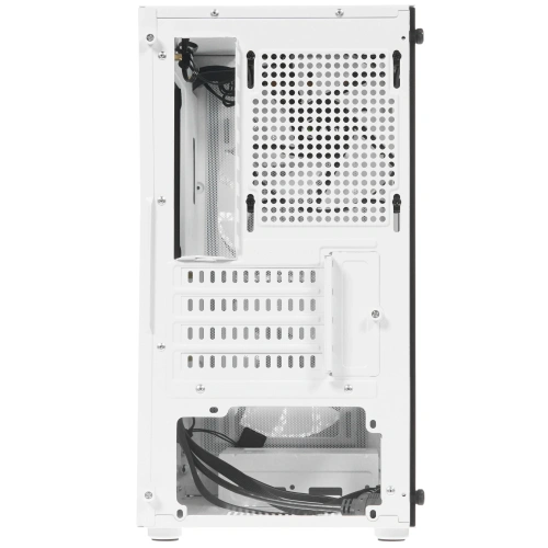 Компьютерный корпус Powercase Mistral Micro Z3W Mesh LED, Tempered Glass, 2x 140mm + 1х 120mm 5-color fan, белый, mATX [CMIMZW-L3]