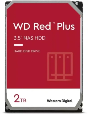 Жесткий диск WD 2TB SATA-III NAS Red Plus (5400rpm) 64Mb 3.5&quot; [WD20EFPX]