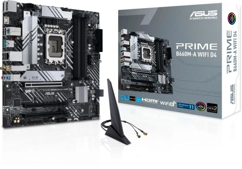 Материнская плата ASUS PRIME B660M-A WIFI D4, Socket LGA 1700, Intel B660 [PRIME B660M-A WIFI D4]