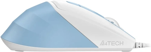 Мышь проводная A4Tech Fstyler FM45S Air голубой/белый, 2400 dpi, USB, кнопки - 7 [FM45S AIR USB (LCY BLUE)]