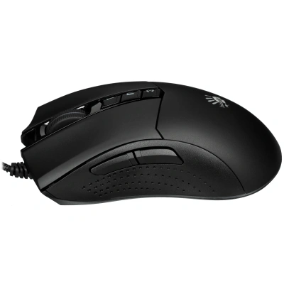 Мышь проводная A4Tech Bloody P90s черный, 8000 dpi, USB [P90S STONE BLACK]