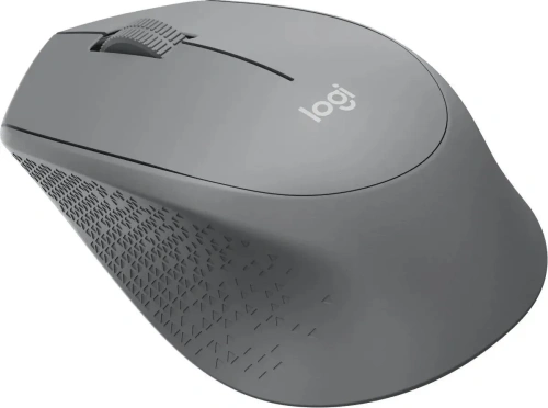 Мышь беспроводная Logitech M280 серый, 1000 dpi, радиоканал, USB, кнопки - 3 [910-004310]