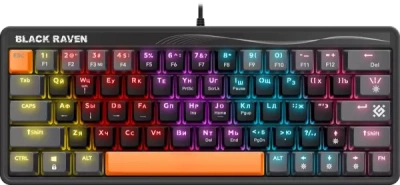 Клавиатура Defender MECHANICAL BLK RAVEN GK-417 RU RGb [45413]