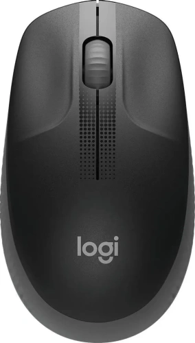 Мышь беспроводная Logitech M190 черный/темно-серый, 1000 dpi, радиоканал, USB, кнопки - 3 [910-005913]