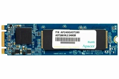 Накопитель SSD Apacer AST280, 240Gb, M.2 2280, SATA III, R/W 520/495 [AP240GAST280-1]