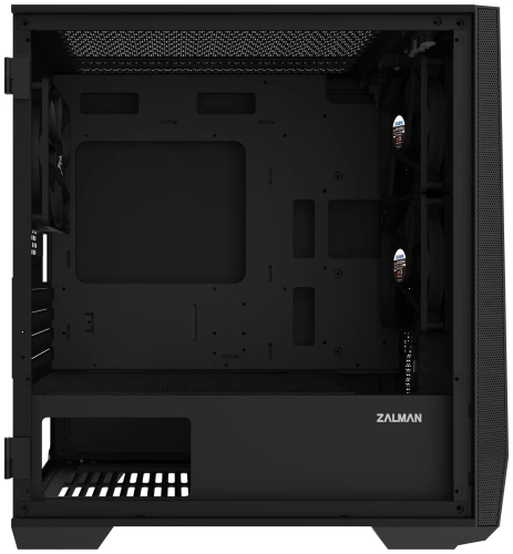Компьютерный корпус ZALMAN Z1 ICEBERG, MicroATX, BLACK, WINDOW, 2xCOMBO [Z1 Iceberg Black]
