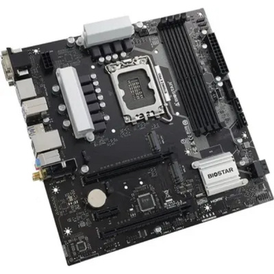 Материнская плата Biostar B760MZ-E PRO, LGA 1700, Intel B760, 4xDDR5, 4xSATA, 2xM.2, 1xPCIe 4.0 x16, 1xPCIe 3.0 x4, 1xPCIe 3.0 x1, 1xHDMI, 1xDP, 1xDVI, 1xVGA, 1x 2.5Gb LAN, 3xUSB-A 3.2 Gen 1, 2xUSB-A 2.0, 1xUSB-C 3.2 Gen 2, 3x3.5 мм, [B760MZ-E PRO]