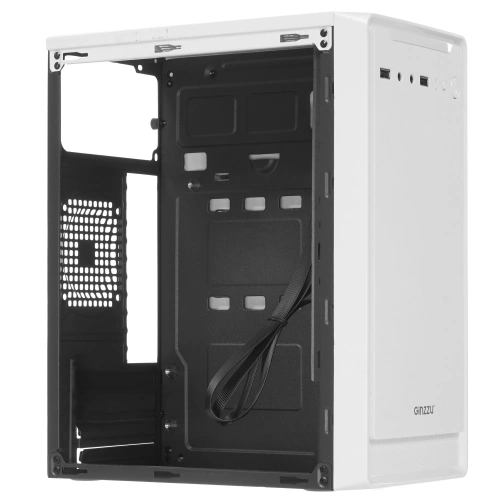 Компьютерный корпус MiniTower Ginzzu B185 White mATX [B185]