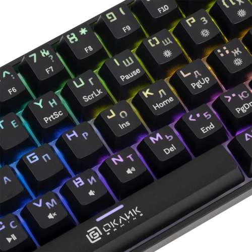 Клавиатура Oklick K713X проводная, USB, черный [K713X]