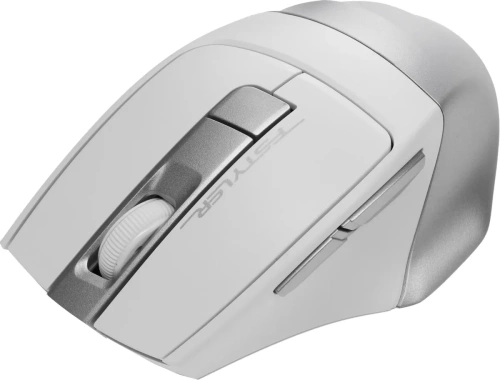 Мышь беспроводная A4Tech Fstyler FG35S серебристый/белый, 2000 dpi [FG35S USB SILVER]