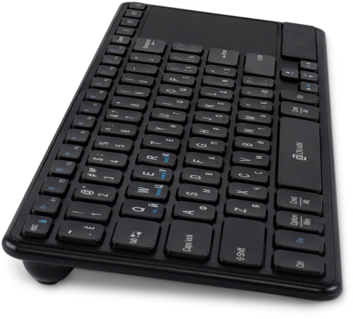 Клавиатура Оклик K614W черный USB беспроводная slim Multimedia Touch (1979327) [1979327]