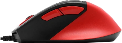 Мышь проводная A4Tech Fstyler FM45S Air красный/черный, 2400 dpi, USB, кнопки - 7 [FM45S AIR USB (SPORTS RED)]