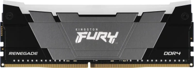 Оперативная память Kingston DIMM DDR4 32Gb PC25600 3200MHz CL16 1.2В FURY Beast Renegade RGB (KF432C16RB2A/32) [KF432C16RB2A/32]