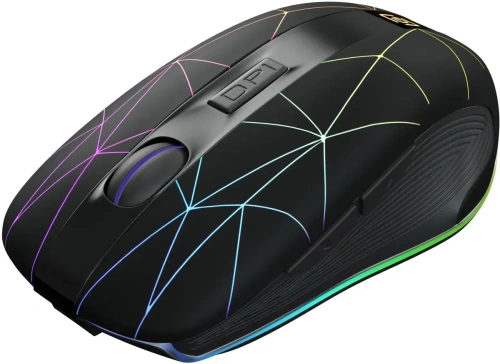 Мышь беспроводная Oklick 976GW черный, 3200 dpi, радиоканал, USB, кнопки - 6 [976GW]