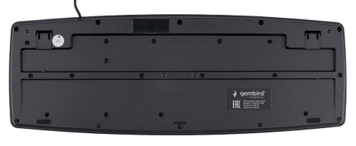Клавиатура Gembird KB-8351U-BL проводная, USB, черный [KB-8351U-BL]