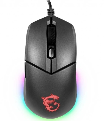 Мышь проводная MSI Clutch GM11 черный, 5000 dpi, USB [S12-0402030-CLA]