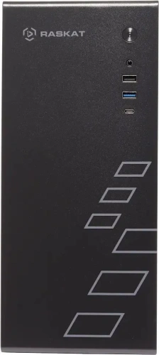 Компьютер Raskat Standart 300 Intel Core i3 10100, RAM 16Gb, SSD 480Gb, no OS, kb+ms, black [Standart300128033]
