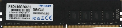 Оперативная память Patriot UDIMM DDR4 SL 16GB 2666MHZ [PSD416G26662]