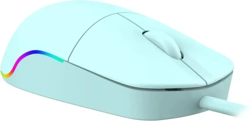 Мышь проводная Defender Azora MB-241 голубой, 1200 dpi, USB, кнопки - 3 [52243]