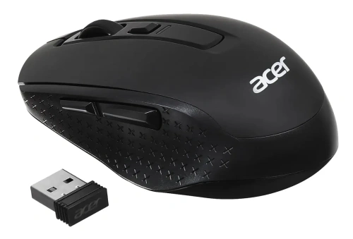 Беспроводная мышь Acer OMR070 оптическая (1600dpi) BT/Radio (6but) black [ZL.MCEEE.00D]